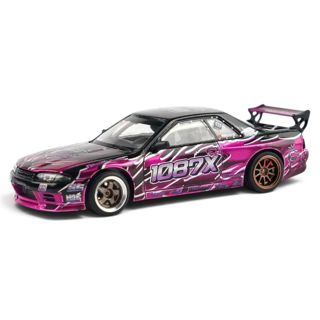 XCARTOYS 1087X-02 PANDEM R32 “Echo Gao” 1:64 Diecast Model Car – Purple | Premium JDM Collector Edition