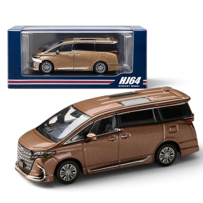 Hobby Japan HJ64 1:64 Toyota Alphard Z H40W Genuine Options Precious Leo-Blond Diecast Model Car