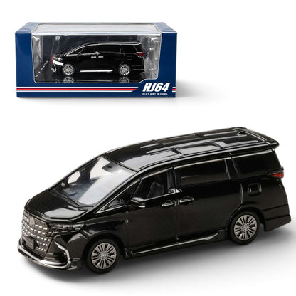 Hobby Japan 1:64 Toyota Alphard Z (H40W) Black Die-Cast Model with Display Case | HJ642078CBK
