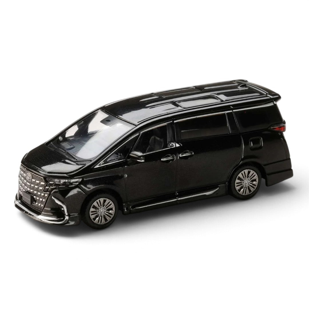 Hobby Japan 1:64 Toyota Alphard Z (H40W) Black Die-Cast Model with Display Case | HJ642078CBK
