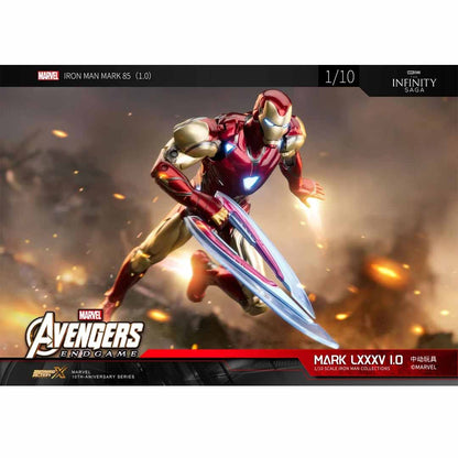 Mark 85 Nano Armor Superhero Action Figure – 1/10 Scale Collectible Figure with Accessories