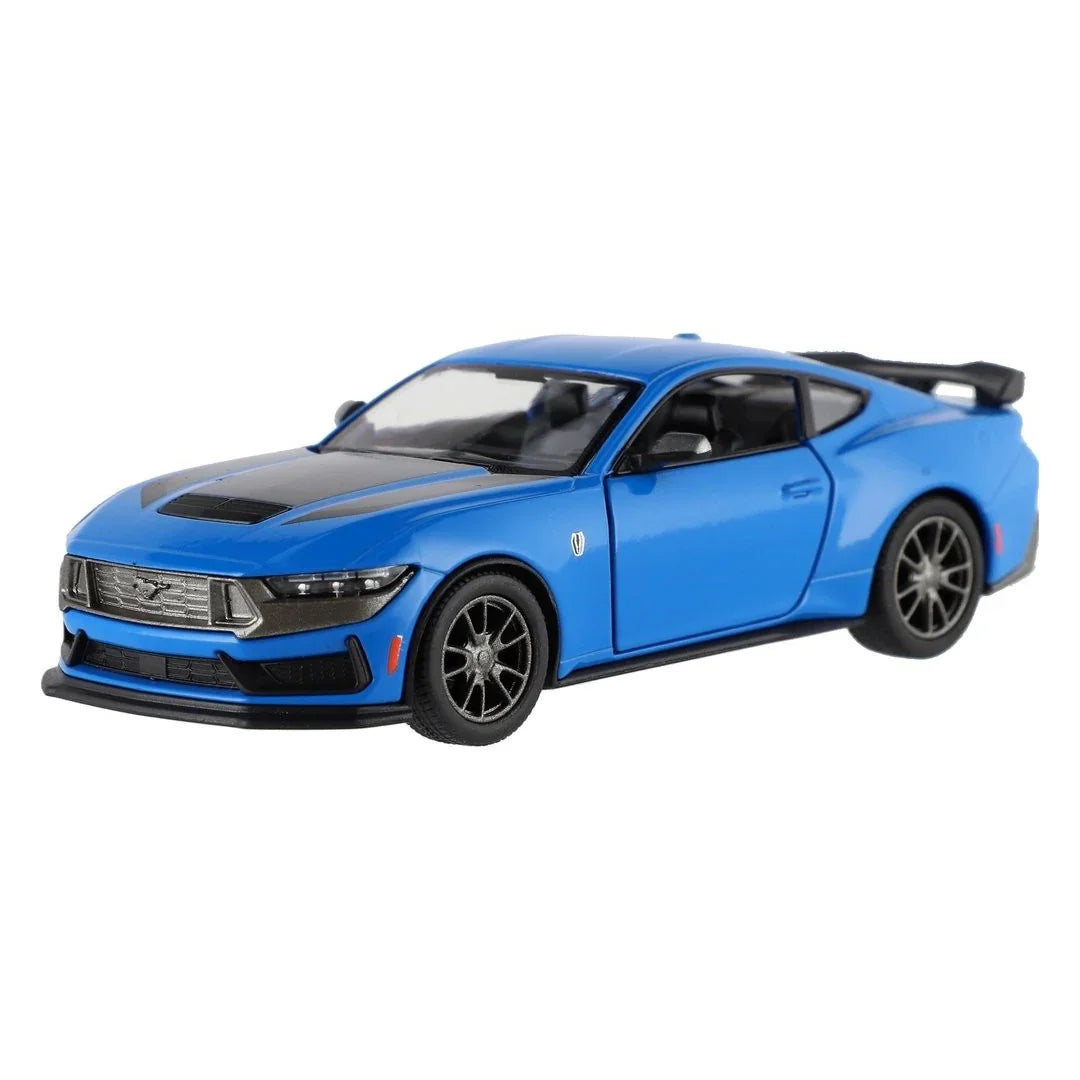 KiNSMART KT5455W 2024 Ford Mustang Dark Horse – 1:38 Scale Die-Cast Model Toy Car - Blue - Jaiman Toys