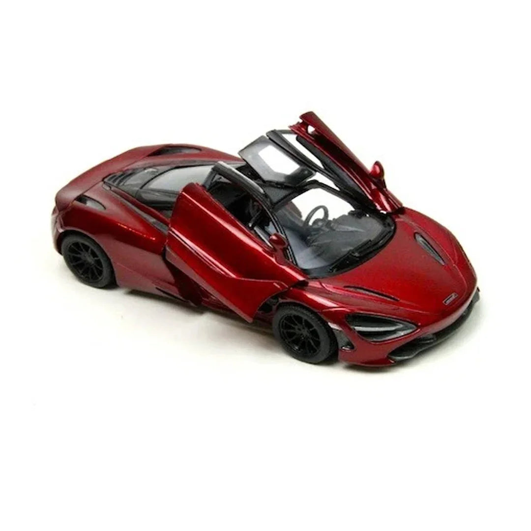 KiNSMART McLaren 720S – 1:36 Scale Die-Cast Model Car – Pullback Toy Car Collectible - Red - Jaiman Toys