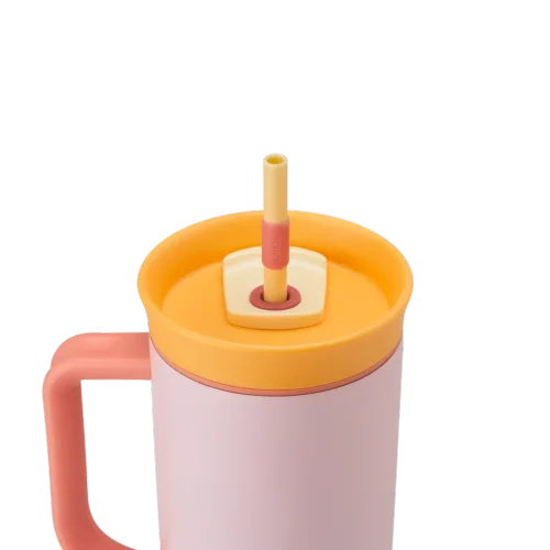 Owala FreeSip 40oz (1.18L) Insulated Tumbler with Handle & Straw | Stainless Steel Travel Mug