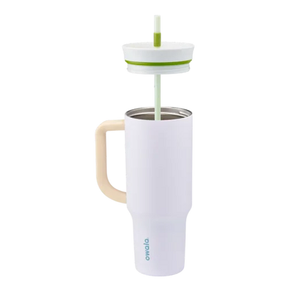Owala FreeSip 40oz (1.18L) Insulated Tumbler with Handle & Straw | Stainless Steel Travel Mug
