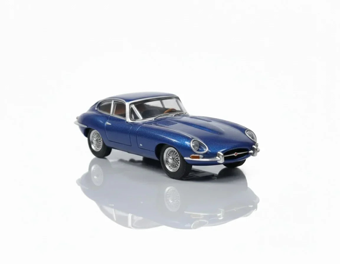 GFCC 1:64 1961 Jaguar E-Type Coupe Blue Diecast Car Model – Jaiman