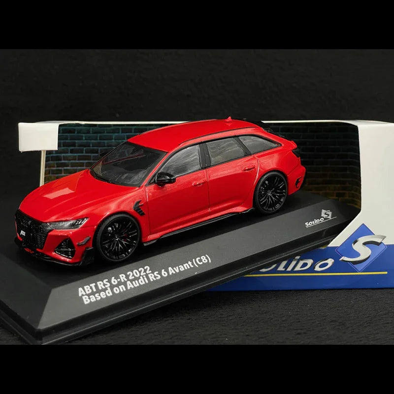 Solido 1:43 ABT RS6-R 2022 (Audi RS6 Avant C8) Misano Red Diecast Model Car – S4310706