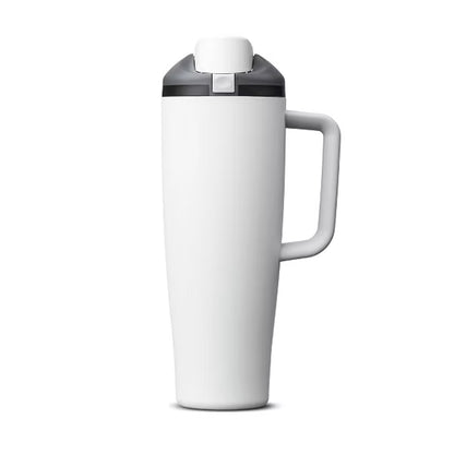Owala FreeSip 40 oz (1183 ml) Insulated Stainless Steel Tumbler with Built-In Straw, Side Handle and Leakproof Push-Button Lid – With Multiple Colour Variants