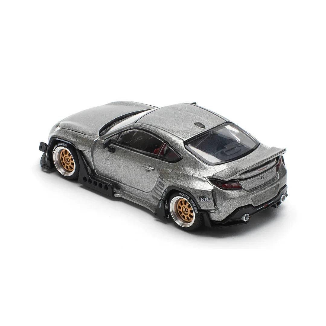 POP Race 1:64 PANDEM GR86 Silver – Diecast Model Car – Jaiman Toys