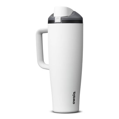 Owala FreeSip 40 oz (1183 ml) Insulated Stainless Steel Tumbler with Built-In Straw, Side Handle and Leakproof Push-Button Lid – With Multiple Colour Variants