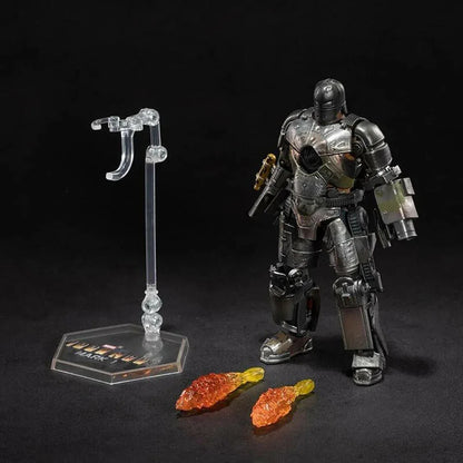 ZD Toys 1/10 Iron Man Mark I Action Figure – Marvel Studios Infinity Saga (No Light-Up Function)-1906-1 - Jaiman Toys