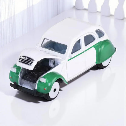 Majorette Street Cars – Vintage Citroen 2CV-Whit/Green