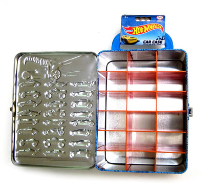 HOT WHEELS: METALLIC CAR CASE (STORES UP TO 18 CARS)