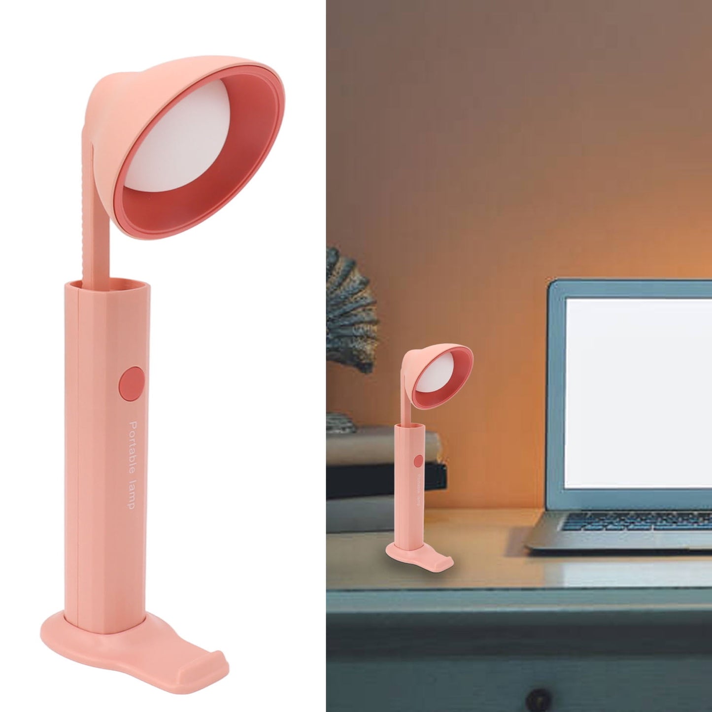 Foldable Magnetic Desk Lamp – Rechargeable LED Table Lamp & Portable Flashlight with Strong Magnetic Base