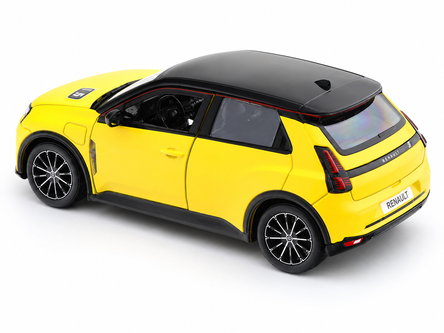 Bburago 1:24 Renault 5 E-Tech Yellow Die-Cast Model Car | Premium Collectible