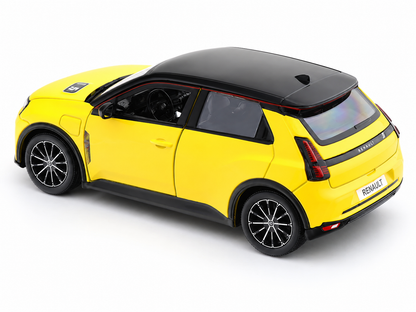 Bburago 1:24 Renault 5 E-Tech Yellow Die-Cast Model Car | Premium Collectible