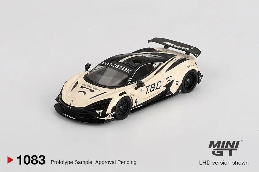 MINIGT リバティーウォークMCLAREN限定 JETFIGHTERカスタム Mini GT 1:64 McLaren 720S LB☆Works + Porsche 911 Dakar Uncle