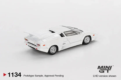 Mini GT 1:64 Racing Duo Set – Hyundai i20 N Rally1 #11 Rally Croatia 2023 Power Stage Winner + Lamborghini Countach 25th Anniversary White Diecast Model Cars