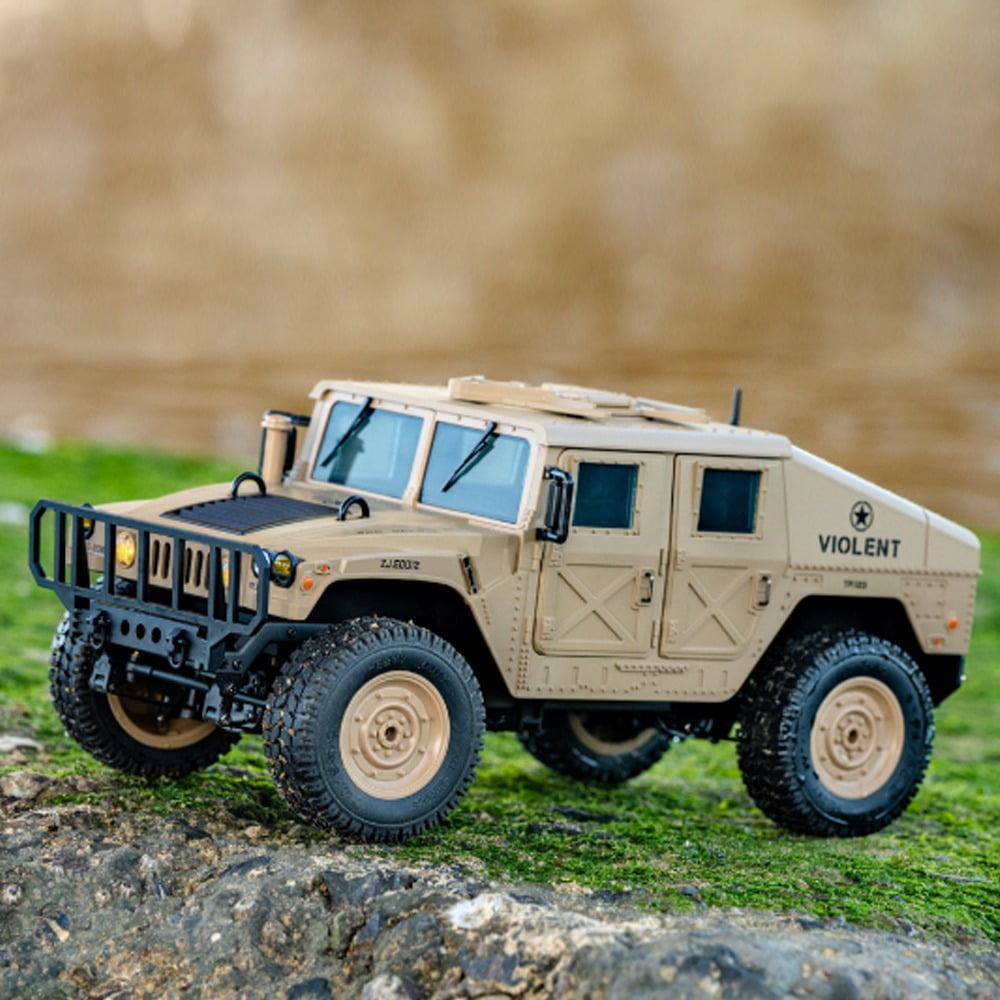 RC 4WD Military Climbing Truck 1:12 Scale | 2.4GHz Remote Control Off-Road Crawler with LED Lights, Independent Suspension & RTR Design
