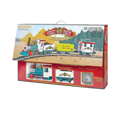 Bachmann Trains - Ringling Bros. and Barnum & Bailey - LI'L Big Top Ready To Run Electric Train Set - Large "G" Scale