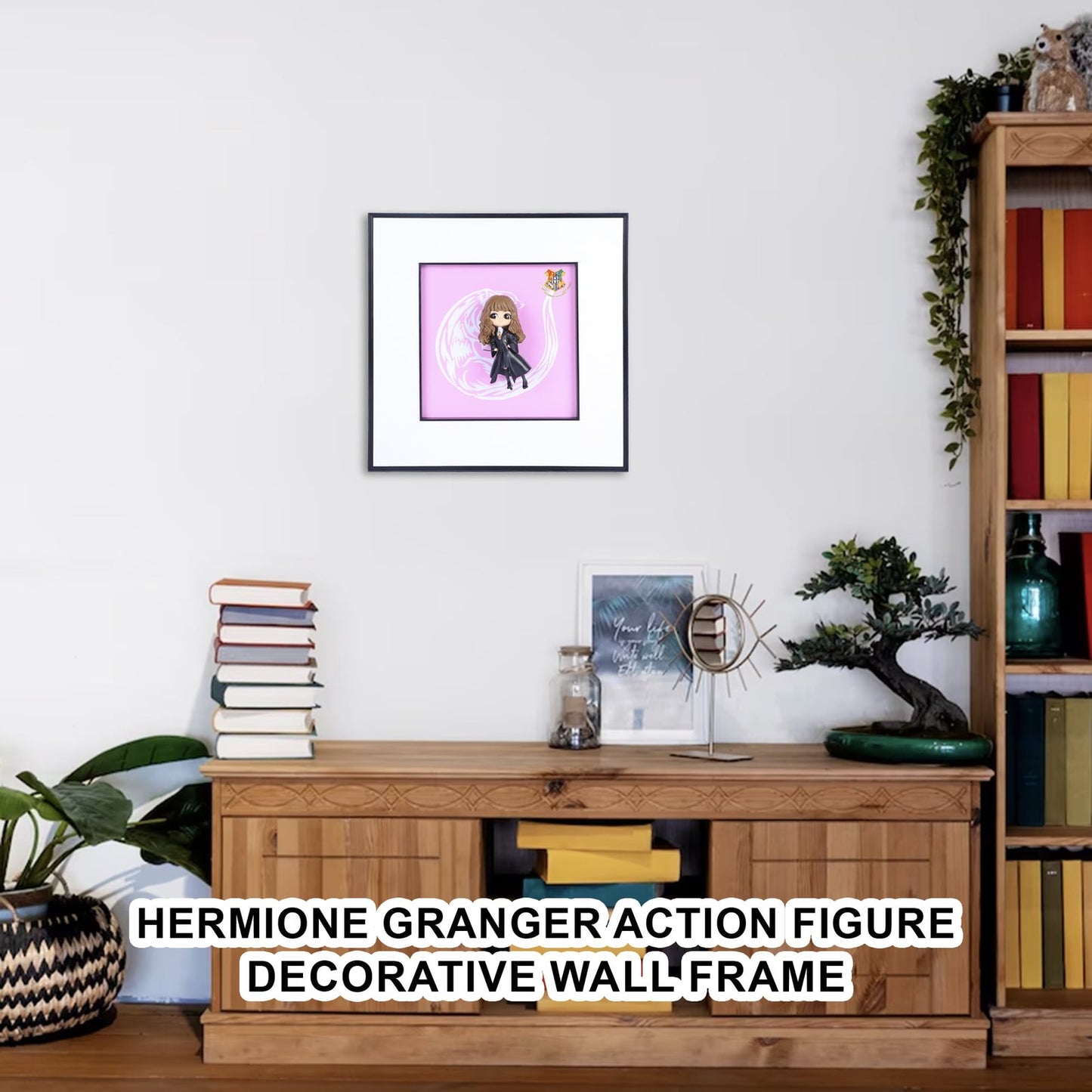 Hermione Granger Action Figure Decorative Wall Frame