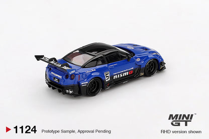Mini GT 1:64 LB★Works Racing Duo – GT Nissan 35GT-RR Ver.2 Blue & Jaguar C-X75 Black LHD Diecast Models