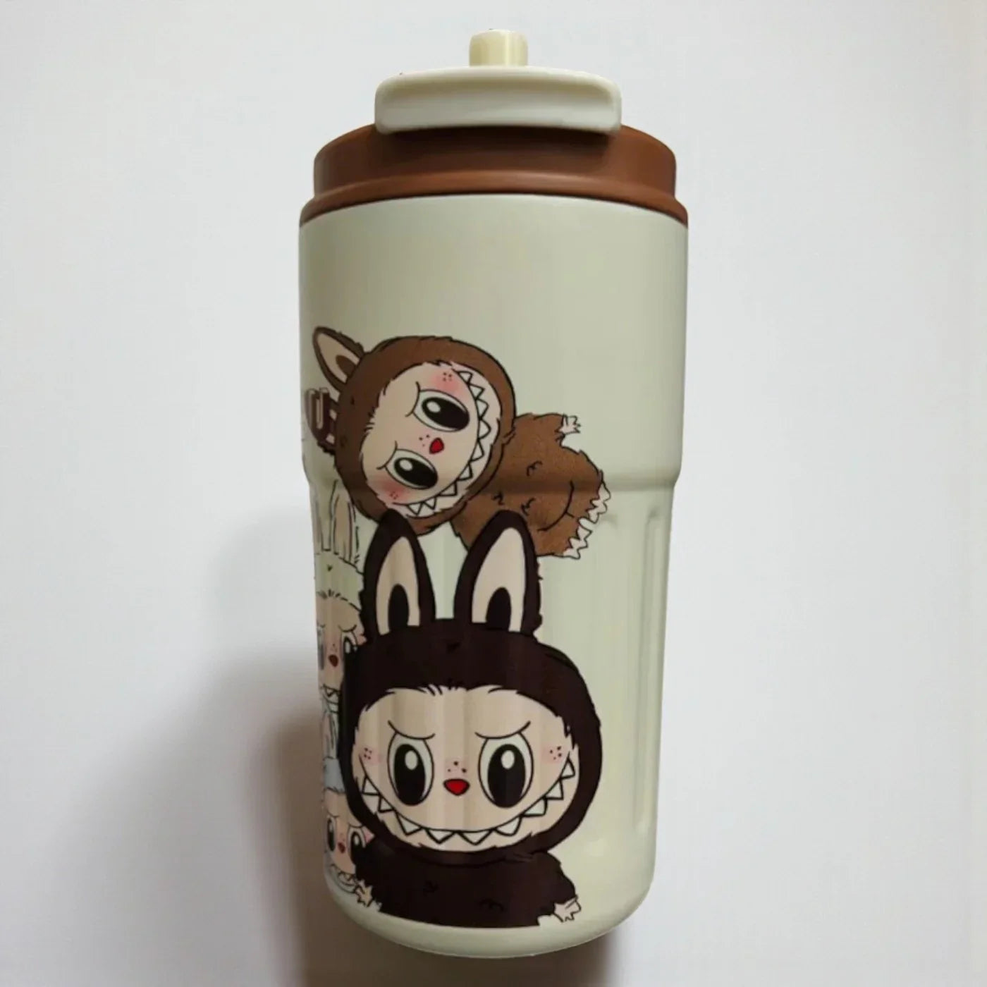 Labubu Stainless Steel Vacuum  Sipper Water Bottle –350ml | Hot & Cold Insulated Bottle for Kids & Travel