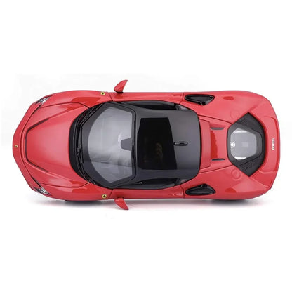 Bburago 1:24 Ferrari SF90 Stradale Diecast Model Car with Acrylic Case – Official Licensed Supercar Collectible