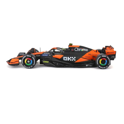 Bburago 1:24 McLaren MCL38 – Oscar Piastri #81 | Miami Grand Prix 2024 | Official Diecast F1 Model