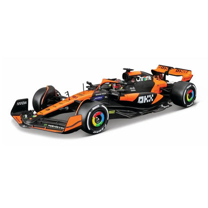 Bburago 1:24 McLaren MCL38 – Oscar Piastri #81 | Miami Grand Prix 2024 | Official Diecast F1 Model