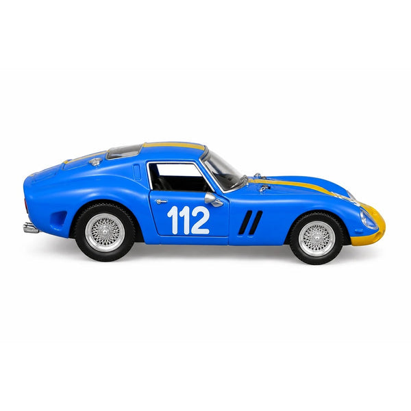 Bburago 1:64 Ferrari 250 GTO (1964) Racing Die-Cast Scale Model Car #112 | Detailed Collectible Classic Sports Car Model for Collectors, Ferrari Fans & Motorsport Enthusiasts