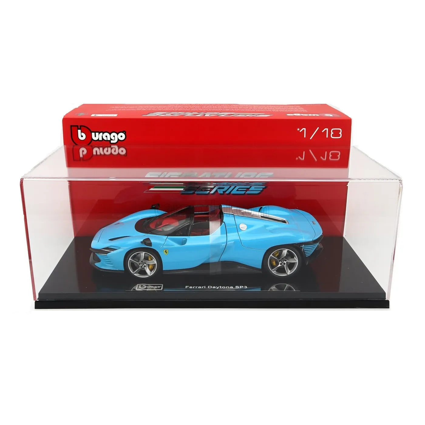 Bburago 1:18 Ferrari Daytona SP3 Blue Die-Cast Model Car
