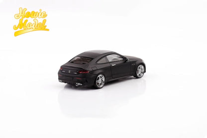 Howie Model 1:64 Mercedes-Benz AMG C63 S Coupe Diecast Model Car – Matte Black Premium Collector Edition