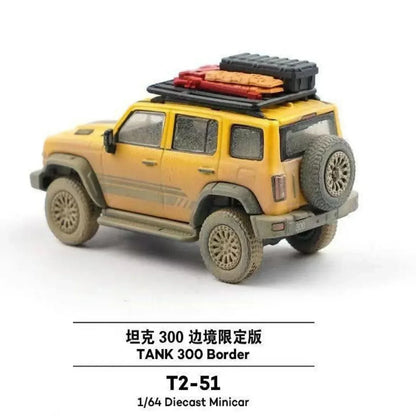 XCARTOYS 1:64 Tank 300 Off-Road SUV Diecast | Desert Yellow | T2-51