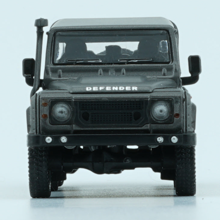 BMC 1/64 Land Rover 2016 Defender 110 Pick Up -6x6 Acc Pack - Dark Grey Silver (RHD)