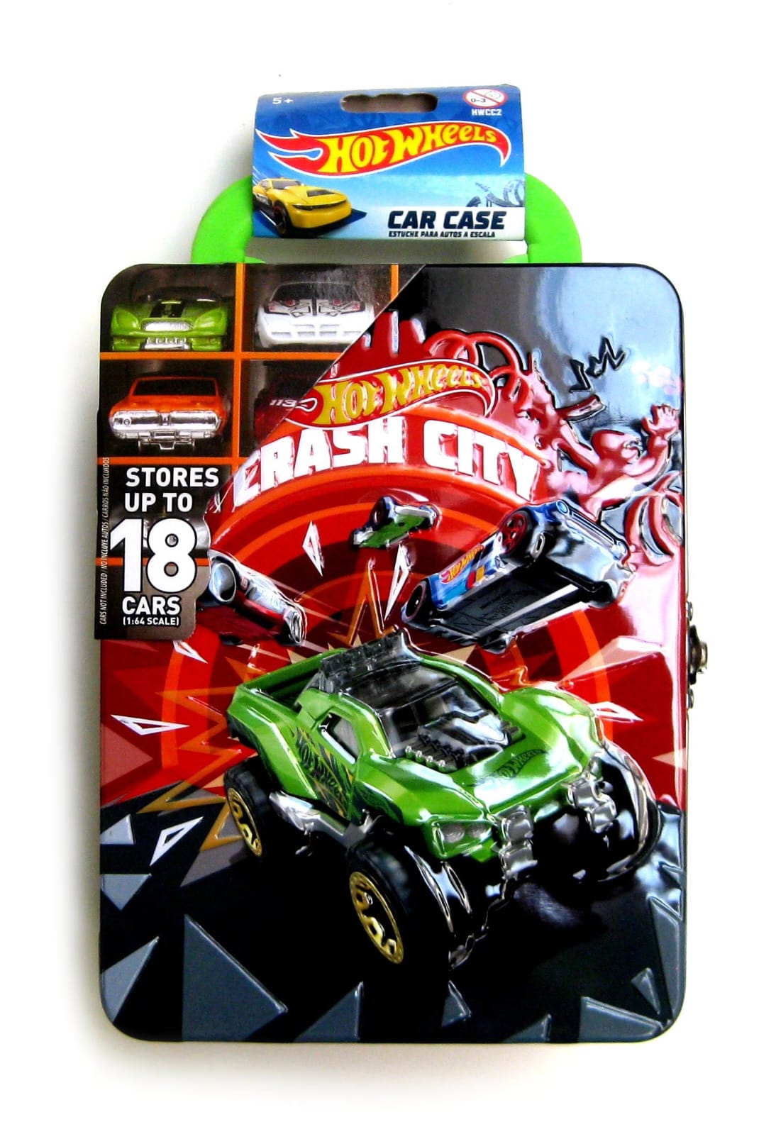 HOT WHEELS: METALLIC CAR CASE (STORES UP TO 18 CARS)
