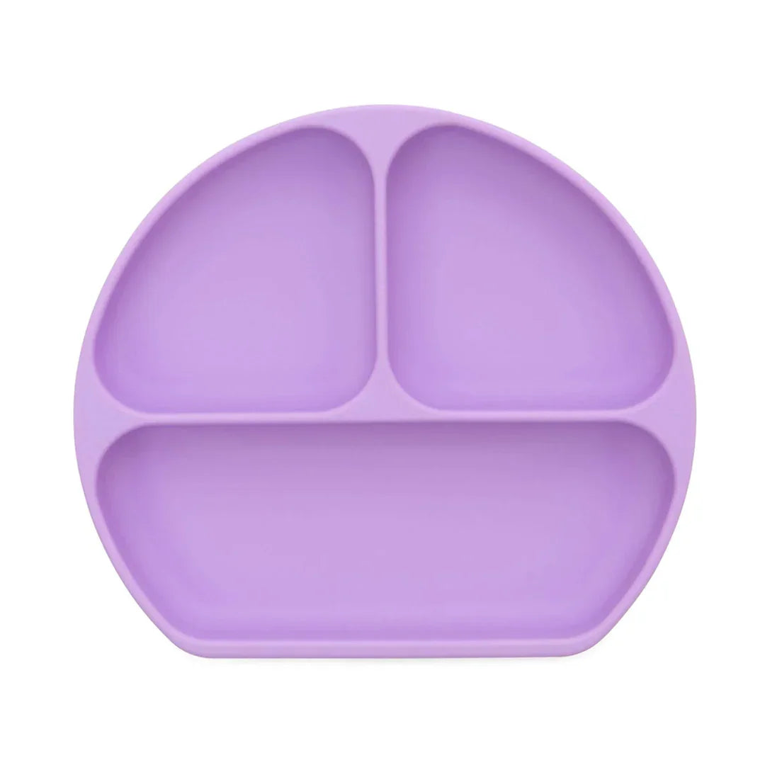 Bumkins Silicone Grip Dish lilac for Toddlers - Jaiman Toys