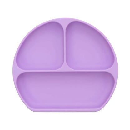 Bumkins Silicone Grip Dish lilac for Toddlers - Jaiman Toys