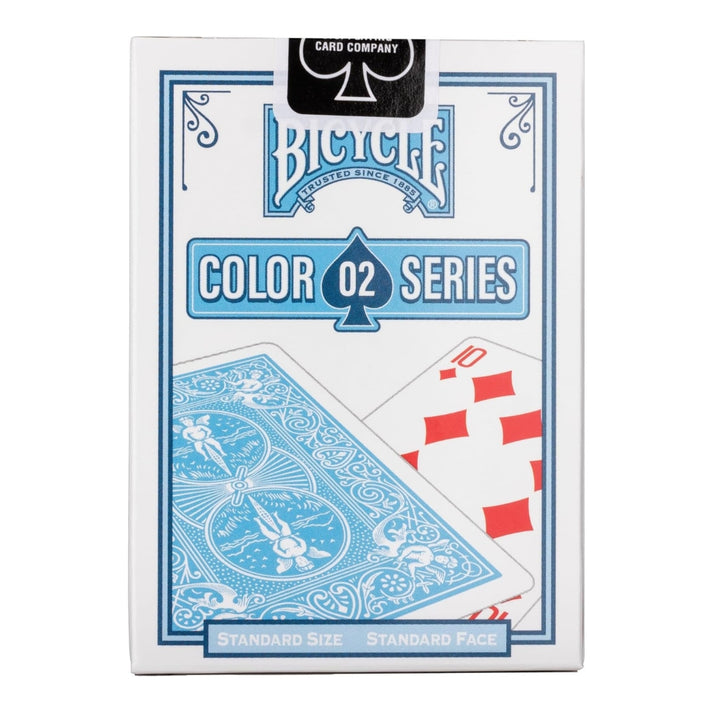 Bicycle Color Series #2 Breeze Playing Cards – Light Blue Rider Back Deck with Air-Cushion Finish