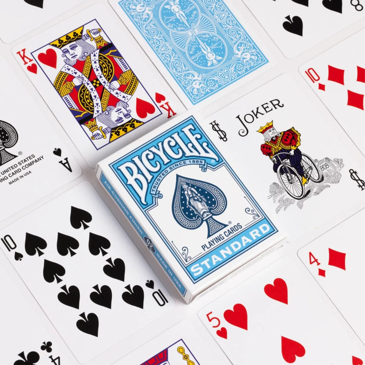 Bicycle Color Series #2 Breeze Playing Cards – Light Blue Rider Back Deck with Air-Cushion Finish