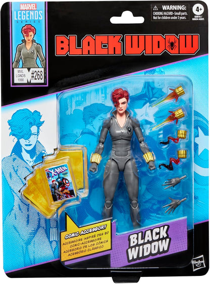 Marvel Legends Black Widow 6 Inch Action Figure – Classic Comic Series Collectible