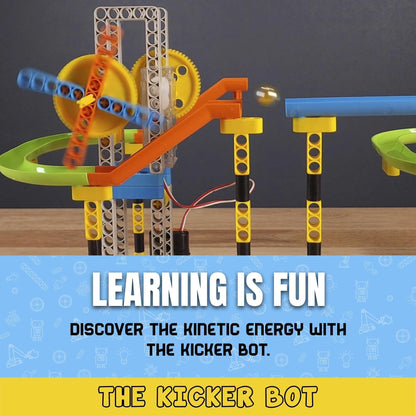 Blix Marble Run 2 – 240+ Piece Motorised 4-in-1 STEM Building Kit, Ages 8+
