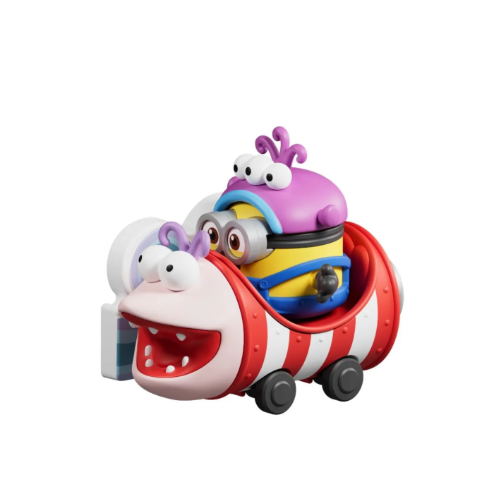 Blokees Minions Super Silly Fun Land Ride Daadoos Refrigerator Magnet | Official Licensed Collectible Fridge Magnet Figure