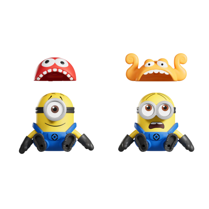 Blokees Minions Super Silly Fun Land Ride Daadoos Refrigerator Magnet | Official Licensed Collectible Fridge Magnet Figure