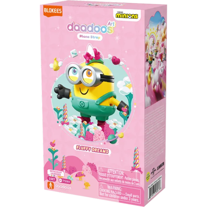 Minions Fluffy Dreams Daadoos Art Series Collectible Figure | Officially Licensed Designer Character Toy | Display Collectible Gift