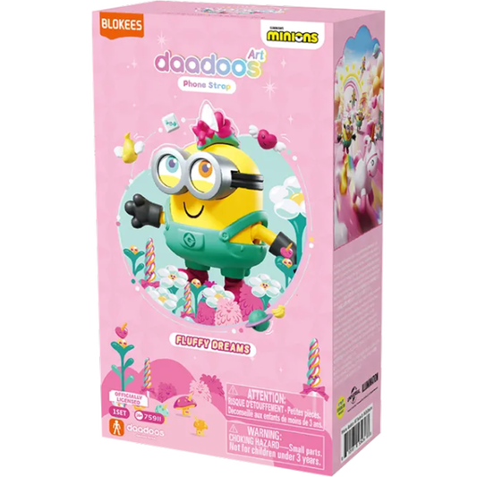 Blokees Minions Fluffy Dreams Daadoos Art Series Collectible Figure | Officially Licensed Designer Character Toy | Display Collectible Gift