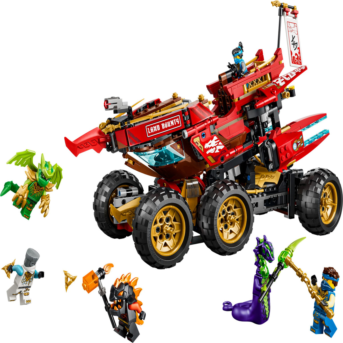 LEGO NINJAGO Land Bounty 71869 building set with 6 minifigures