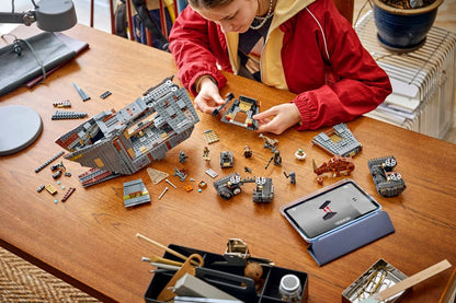 LEGO 75453  Star Wars Offworld Sandcrawler & Mudhorn The Mandalorian Building Set – 1683 Pieces