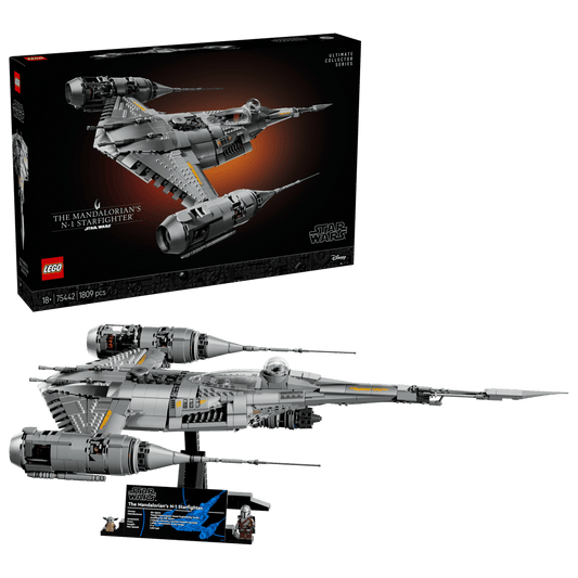 LEGO 75442 Star Wars The Mandalorian's N-1 Starfighter UCS Building Set for Adults (1809 Pieces)