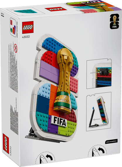 LEGO FIFA World Cup 2026™ Official Emblem 43032 Building Set | 298 Pieces | Premium Football Collectible Display Model for Kids, Teens & Adults